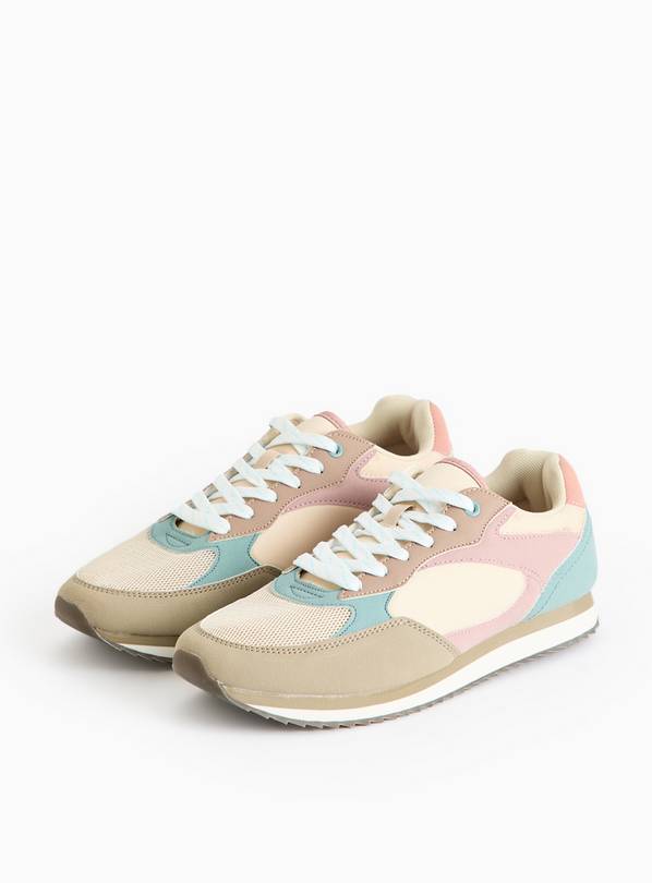 Pastel Retro Jogger Trainers 3